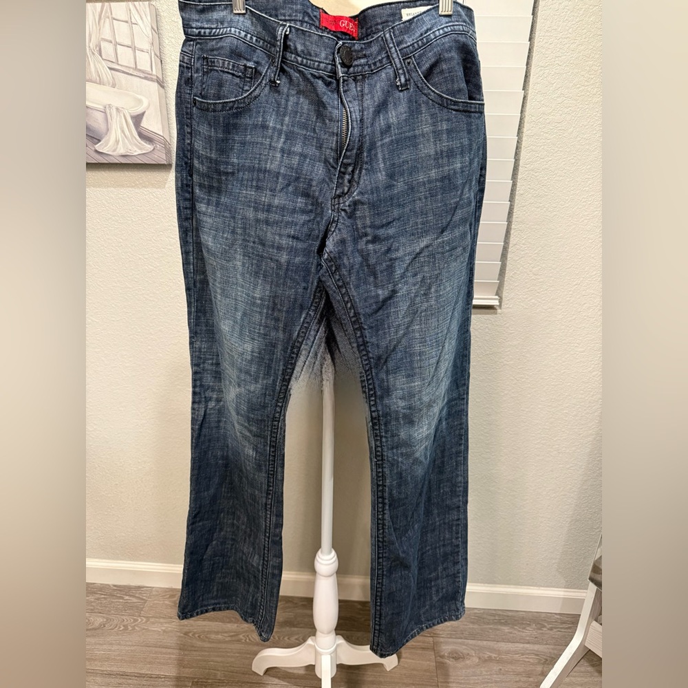 Guess Relaxed Fit Dark Blue Jeans